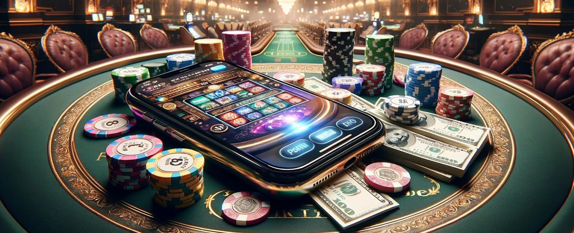 phspin app on iPhone showing casino games and sports betting interface